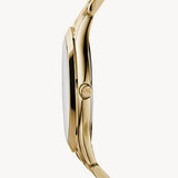 Michael Kors Slim Runway Gold Dial Gold Stainless Steel Strap Watch for Women - MK3179 Buy Now By Michael Kors