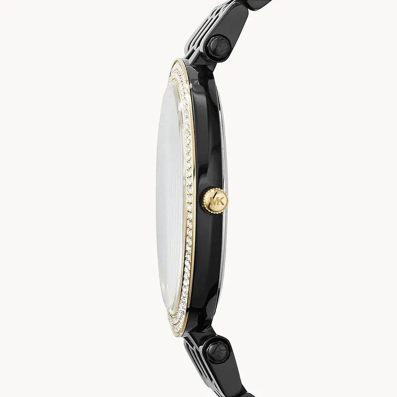 Michael Kors Darci Black Dial Black Steel Strap Watch for Women - MK3322 Buy Now By Michael Kors