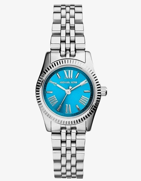 Michael Kors Lexington Quartz Blue Dial Silver Steel Strap Watch For Women - MK3328 Buy Now By Michael Kors