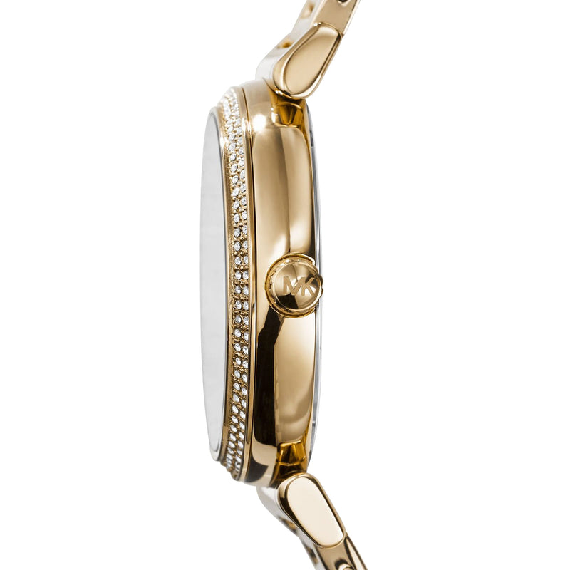 Michael Kors Catlin Mother of Pearl Dial Gold Steel Strap Watch for Women - MK3332 Buy Now By Michael Kors