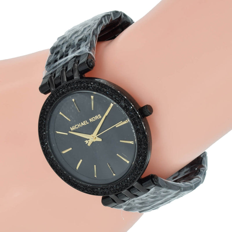 Michael Kors Darci Black Dial Black Steel Strap Watch for Women - MK3337 Buy Now By Michael Kors