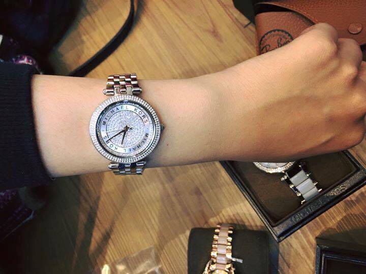 Michael Kors Darci Silver Dial Silver Steel Strap Watch for Women - MK3476 Buy Now By Michael Kors