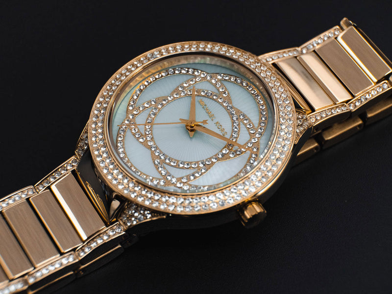 Michael Kors Kerry Mother of Pearl Dial Gold Steel Strap Watch for Women - MK3481 Buy Now By Michael Kors