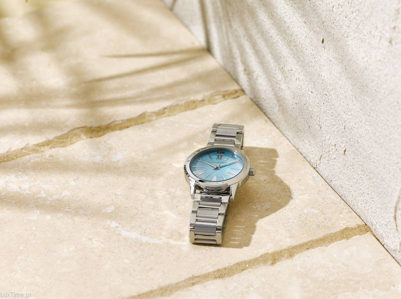 Michael Kors Hartman Quartz Blue Dial Silver Steel Strap Watch For Women - MK3519 Buy Now By Michael Kors