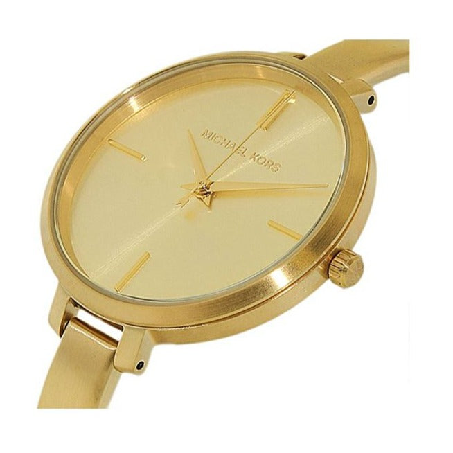Michael Kors Jaryn Analog Quartz Gold Dial Gold Steel Strap Watch For Women - MK3546 Buy Now By Michael Kors