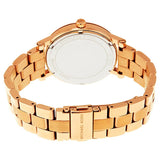 Michael Kors Noire Black Dial Rose Gold Steel Strap Watch for Women - MK3585 Buy Now By Michael Kors