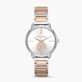 Michael Kors Portia Quartz Silver Dial Two Tone Steel Strap Watch For Women - MK3709 Buy Now By Michael Kors