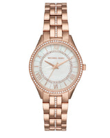 Michael Kors Lauryn Mother of Pearl Dial Rose Gold Steel Strap Watch for Women - MK3716 Buy Now By Michael Kors
