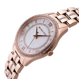 Michael Kors Lauryn Mother of Pearl Dial Rose Gold Steel Strap Watch for Women - MK3716 Buy Now By Michael Kors