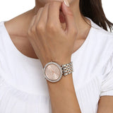Michael Kors Darci Rose Gold Dial Two Tone Steel Strap Watch for Women - MK3726 Buy Now By Michael Kors