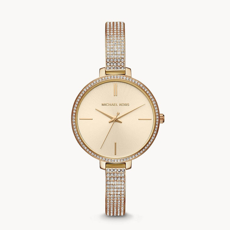 Michael Kors Jaryn Quartz Gold Dial Gold Steel Strap Watch For Women - MK3784 Buy Now By Michael Kors