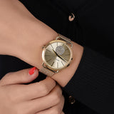 Michael Kors Portia Gold Dial Gold Mesh Bracelet Watch for Women - MK3844 Buy Now By Michael Kors