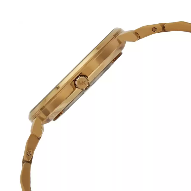 Michael Kors Pyper Quartz Gold Dial Gold Steel Strap Watch For Women - MK3898 Buy Now By Michael Kors