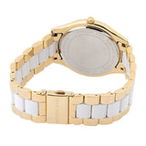 Michael Kors Slim Runway Quartz White Dial Two Tone Steel Strap Watch For Women - MK4295 Buy Now By Michael Kors