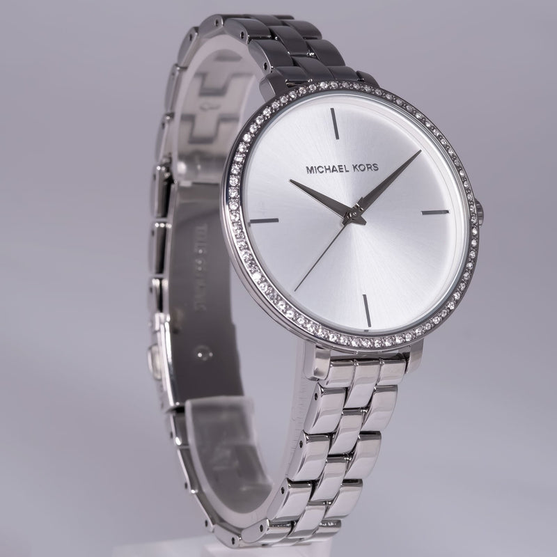 Michael Kors Charley Quartz Silver Dial Silver Steel Strap Watch for Women - MK4398 Buy Now By Michael Kors