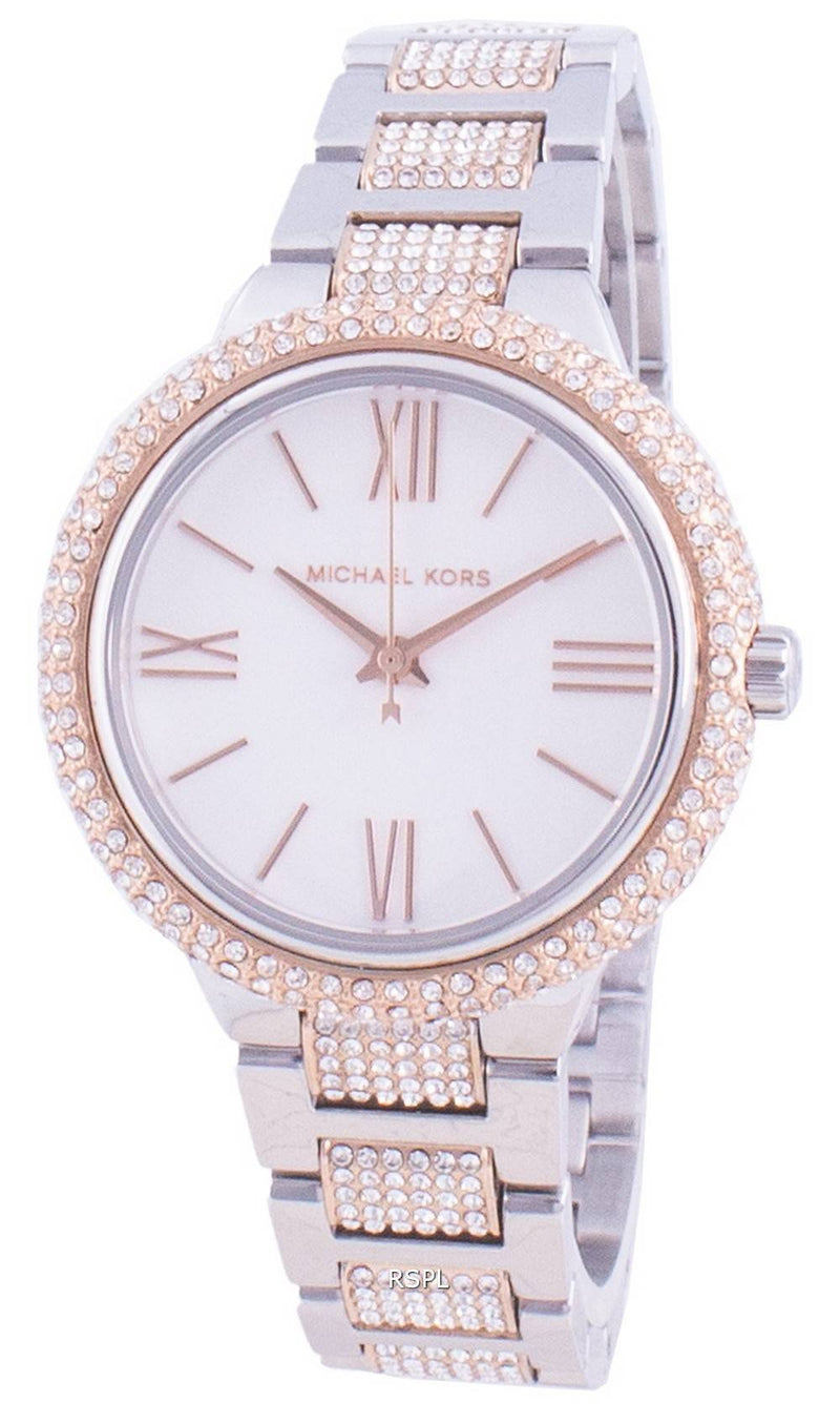Michael Kors Taryn Quartz White Dial Two Tone Steel Strap Watch For Women - MK4461 Buy Now By Michael Kors