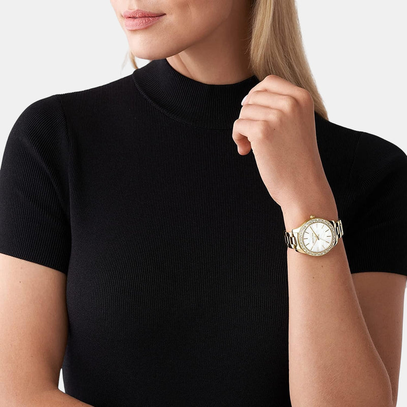 Michael Kors Darci Quartz Mother of Pearl White Dial Rose Gold Mesh Bracelet Watch For Women - MK4519 Buy Now By Michael Kors