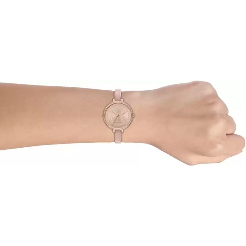 Michael Kors Jaryn Analog Rose Gold Dial Pink Steel Strap Watch For Women - MK4545 Buy Now By Michael Kors