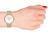 Michael Kors Pyper Quartz Mother of Pearl White Dial Gold Mesh Bracelet Watch For Women - MK4619 Buy Now By Michael Kors