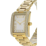 Michael Kors Emery Three-Hand Crystals Silver Dial Gold Steel Strap Watch for Women - MK4643 Buy Now By Michael Kors