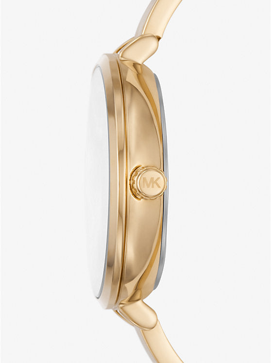 Michael Kors Naia Quartz Gold Dial Gold Steel Strap Watch for Women - MK4687 Buy Now By Michael Kors