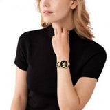 Michael Kors Parker Black Dial Cheetah Print Brown Leather Strap Watch For Women - MK4723 Buy Now By Michael Kors
