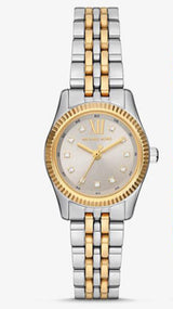 Michael Kors Lexington Three-Hand Silver Dial Two Tone Steel Strap Watch for Women - MK4815 Buy Now By Michael Kors