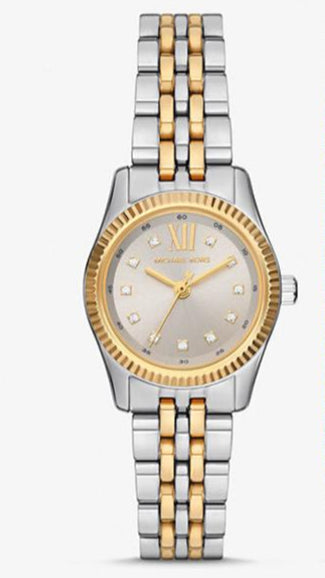 Michael Kors Lexington Three-Hand Silver Dial Two Tone Steel Strap Watch for Women - MK4815 Buy Now By Michael Kors