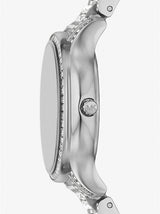 Michael Kors Sage Pavé Crystals Silver Dial Silver Steel Strap Watch for Women - MK4825LE Buy Now By Michael Kors