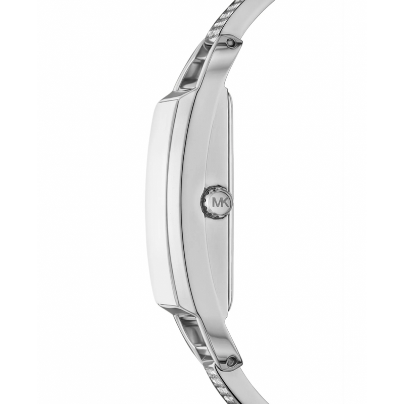 Shop Michael Kors Empire Three-Hand Silver Dial Silver Steel Strap Watch for Women - MK4841 in USA
