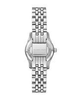 Michael Kors Lexington Three-Hand Silver Dial Silver Steel Strap Watch for Women - MK4843 Buy Now By Michael Kors