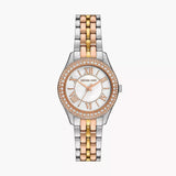 Michael Kors Harlowe Three-Hand Mother of Pearl White Dial Tri Tone Steel Strap Watch for Women - MK4846 Buy Now By Michael Kors