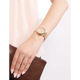 Michael Kors Runway Rose Gold Dial Rose Gold Steel Strap Watch for Women - MK5128 Buy Now By Michael Kors