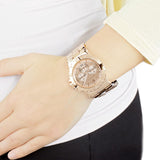 Shop Michael Kors Dylan Rose Gold Dial Rose Gold Steel Strap Watch for Women - MK5314 in USA