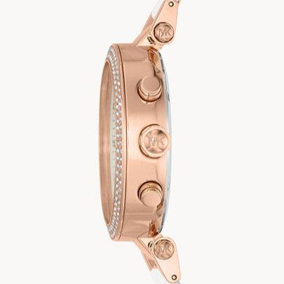 Michael Kors Parker White Dial Two Tone Steel Strap Watch for Women - MK5774 Buy Now By Michael Kors