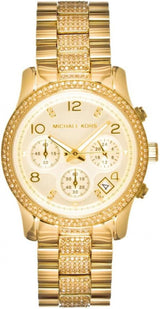 Michael Kors Runway Gold Dial Gold Steel Strap Watch for Women - MK5826 Buy Now By Michael Kors