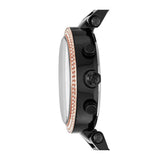 Michael Kors Parker Diamonds Black Dial Black Steel Strap Watch for Women - MK5885 Buy Now By Michael Kors