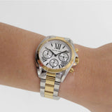 Michael Kors Bradshaw Chronograph Silver Dial Two Tone Steel Strap Watch For Women - MK5912 Buy Now By Michael Kors