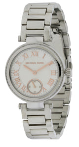 Michael Kors Skylar Quartz White Dial Silver Steel Strap Watch For Women - MK5970 Buy Now By Michael Kors