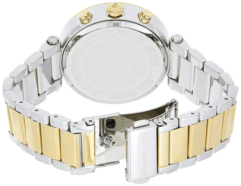 Michael Kors Parker Chronograph Brown Dial Two Tone Steel Strap Watch for Women - MK6118 Buy Now By Michael Kors