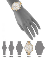 Michael Kors Brinkley Chronograph Silver Dial Two Tone Steel Strap Watch for Women - MK6188 Buy Now By Michael Kors