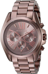 Michael Kors Bradshaw Chronograph Brown Dial Brown Steel Strap Watch For Women - MK6247 Buy Now By Michael Kors