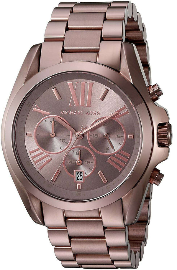 Michael Kors Bradshaw Chronograph Brown Dial Brown Steel Strap Watch For Women - MK6247 Buy Now By Michael Kors