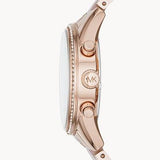 Michael Kors Ritz Chronograph Rose Gold Dial Two Tone Steel Strap Watch for Women - MK6307 Buy Now By Michael Kors