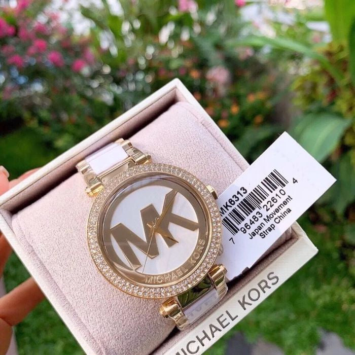 Michael Kors Parker Gold Dial Two Tone Steel Strap Watch for Women - MK6314 Buy Now By Michael Kors