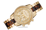 Michael Kors Ritz Gold Dial Two Tone Steel Strap Watch for Women - MK6322 Buy Now By Michael Kors