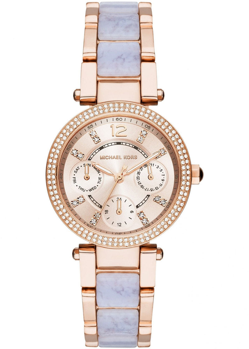 Michael Kors Parker Gold Dial Two Tone Steel Strap Watch for Women - MK6327 Buy Now By Michael Kors