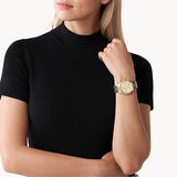 Michael Kors Ritz Gold Dial Gold Steel Strap Watch for Women - MK6356 Buy Now By Michael Kors