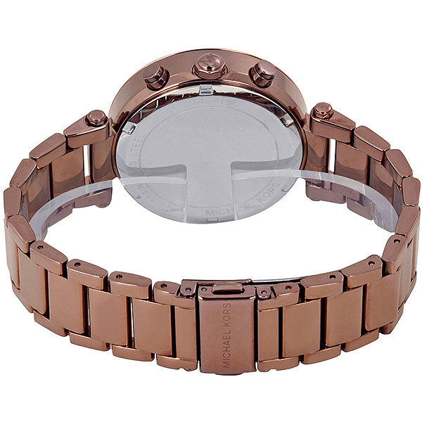 Michael Kors Parker Analog Quartz Brown Dial Brown Steel Strap Watch For Women - MK6378 Buy Now By Michael Kors