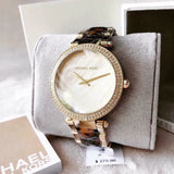 Michael Kors Parker Mother Of Pearl White Dial Two Tone Steel Strap Watch For Women - MK6518 Buy Now By Michael Kors